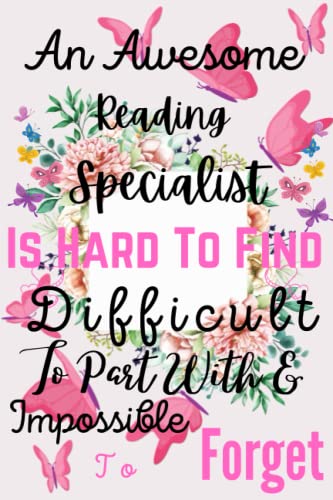 Funny Coworker Appreciation Gifts - Unique Reading Specialist Journal for Women | Perfect Birthday or Welcome to Team Gift Idea | Great for Office Celebrations & Teacher Appreciation Days