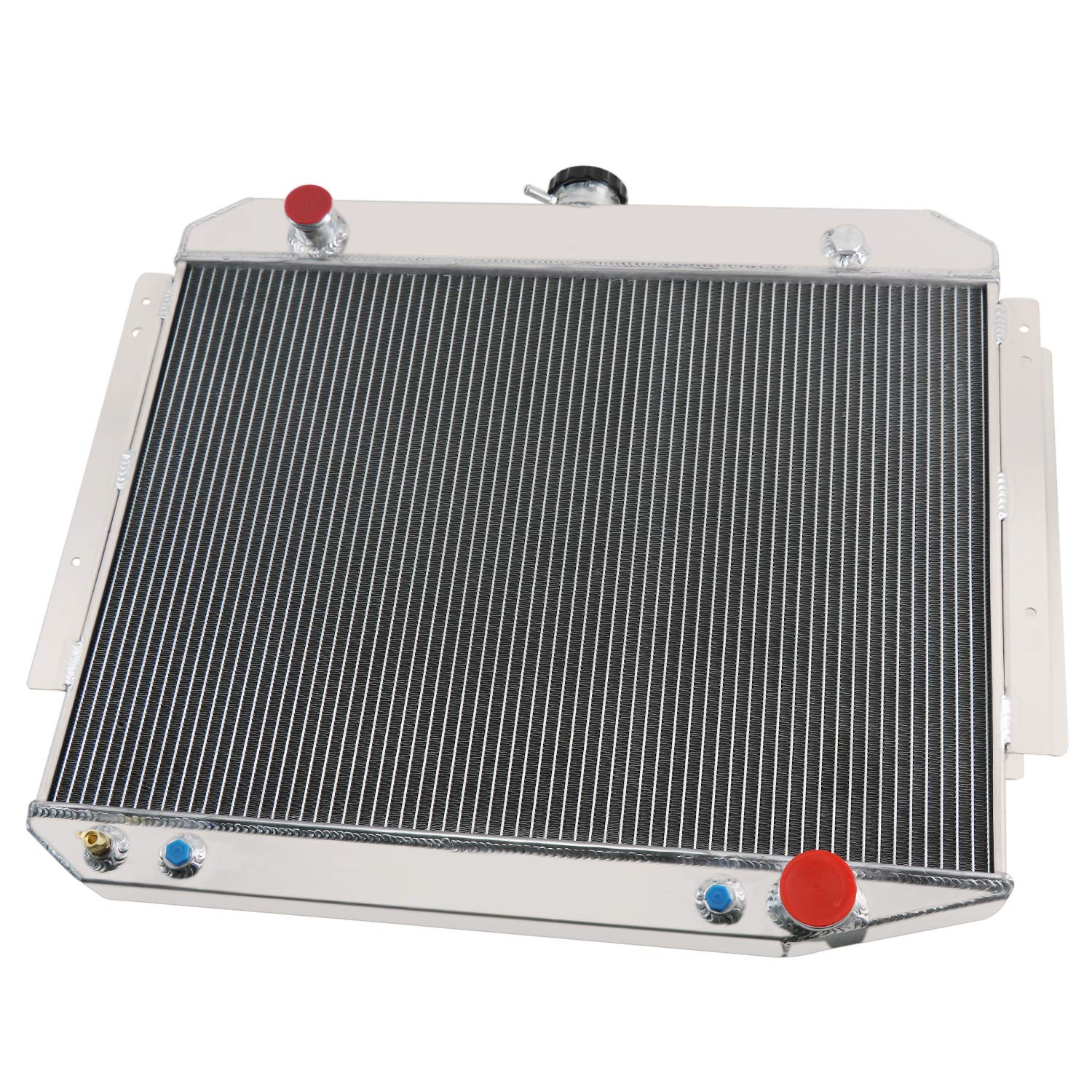 High-Performance Aluminum Radiator for 1970-1979 Dodge B100 B300 Challenger Charger Coronet D100-D300 Ramcharger W100-W300 & Plymouth Barracuda PB200 Satellite - Perfect for Engine Cooling & Off-Road Adventures