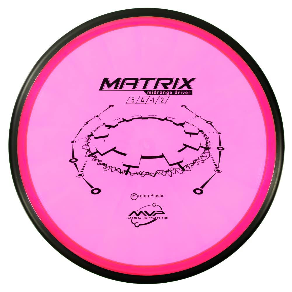 MVP Disc Sports Proton Matrix Disc Golf Midrange - Premium Golf Disc for Accurate Throws (Colors Vary) | Perfect for Tournament Play & Recreational Disc Golfing