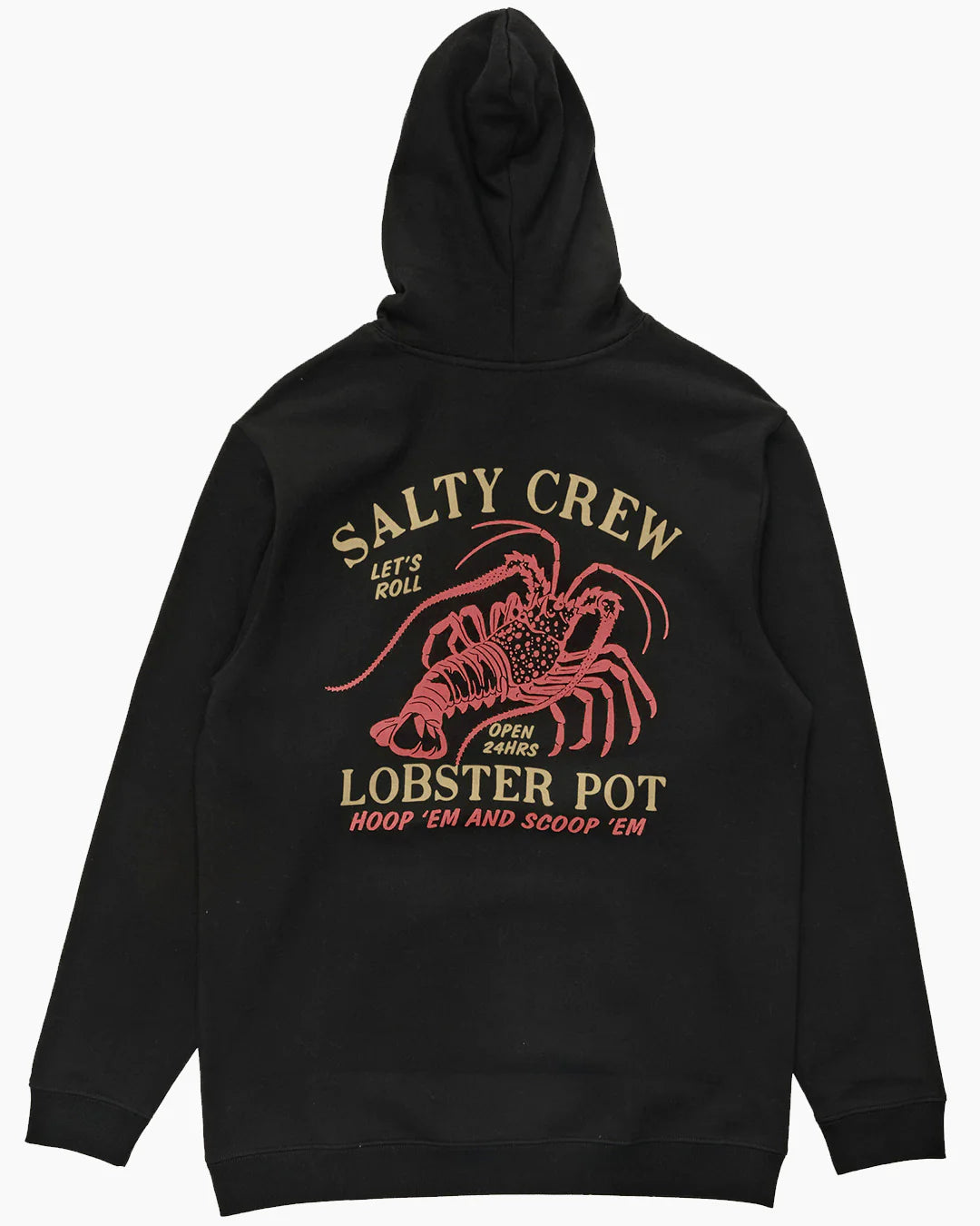 Salty Crew Lobster Pot MW Hood Fleece - Men's Warm Fleece Hoodie for Outdoor Activities, Fishing, and Casual Wear