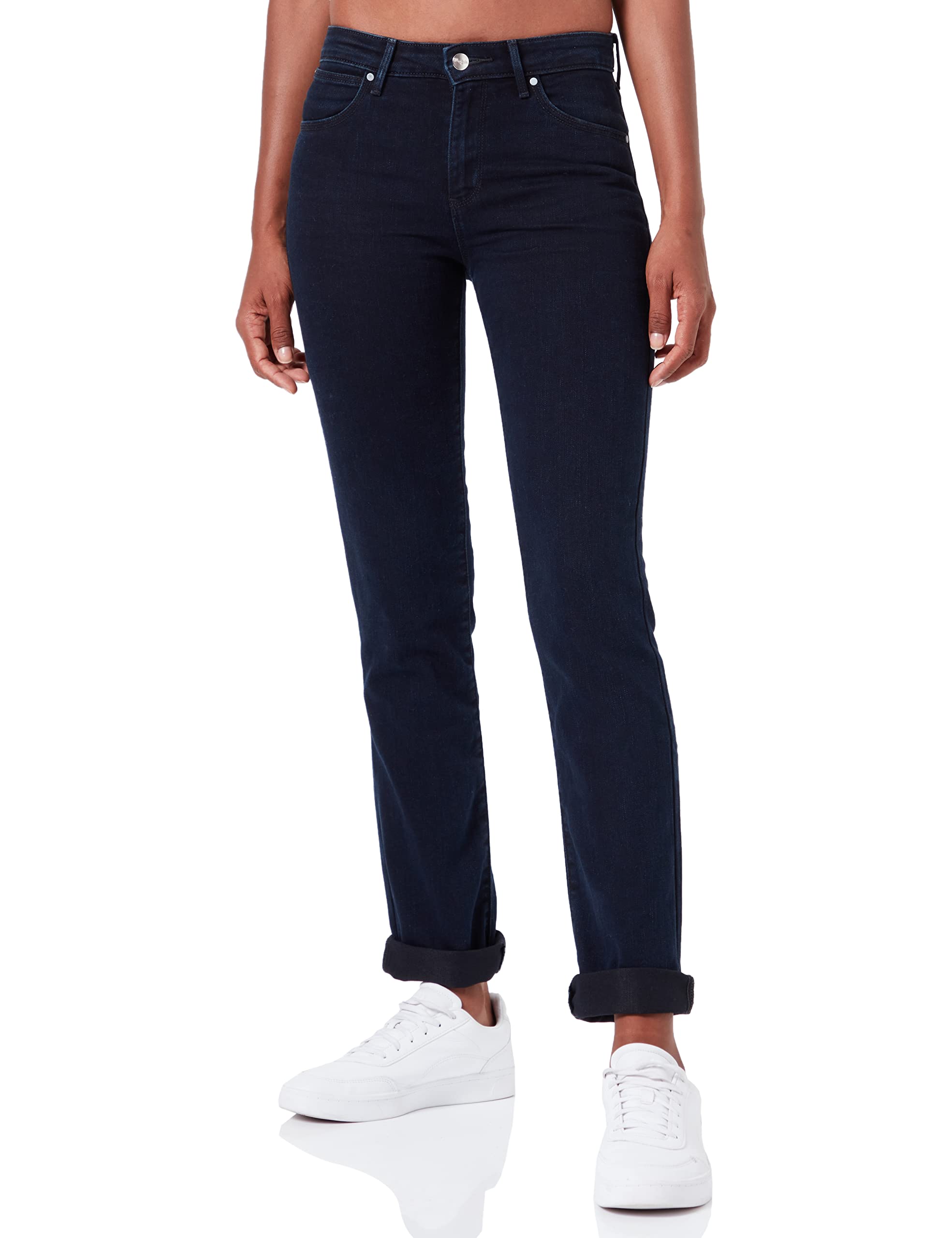 Wrangler Women's Straight Leg Jeans - Classic Denim Pants for Casual Wear, Work & Everyday Comfort