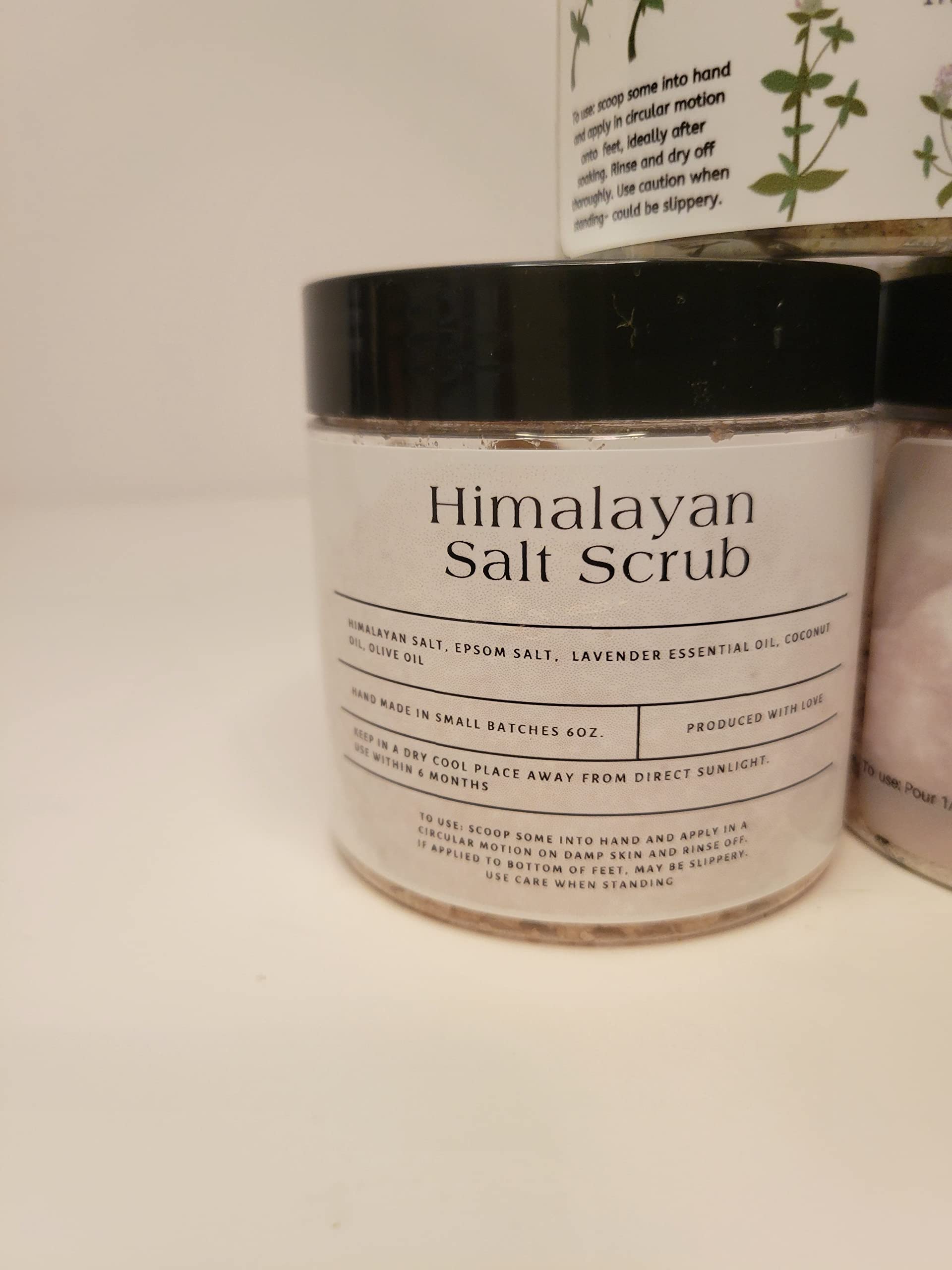 3 Pack All Natural Spa Salt Scented Body Scrubs - Homemade Bath Gift Set for Relaxation & Exfoliation | Perfect for Self-Care, Pampering Gifts & At-Home Spa Days