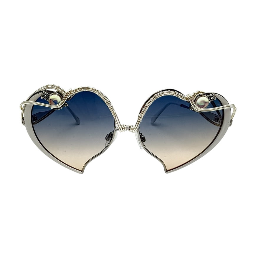 Blue Crush Hearts - Unique Handmade Jewelry for Women | Perfect for Valentine's Day Gifts, Anniversaries & Romantic Occasions