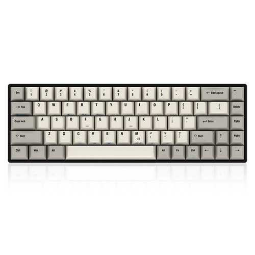 Akko Maxkey TADA68 PRO 68-Key Bluetooth/Wired Mechanical Keyboard with PBT Keycaps & Cherry MX Switches - Perfect for Gaming, Typing, and Office Work