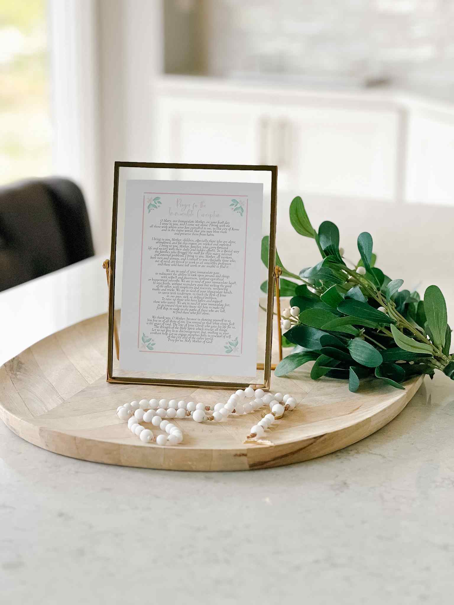 Free Printable Prayer for the Immaculate Conception - Catholic Devotional Art for Home, Church & Gift Giving