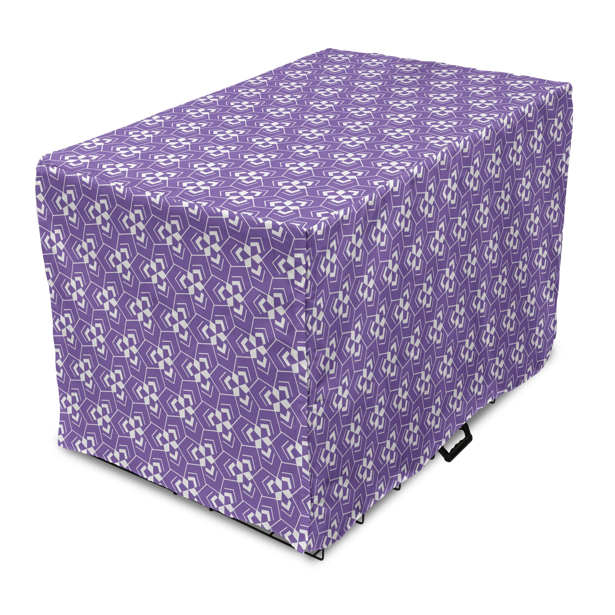 Lunarable Multicolor Dog Crate Cover - Waterproof, Breathable Pet Kennel Cover for Indoor & Outdoor Use - Perfect for Crates, Cages, and Travel Carriers