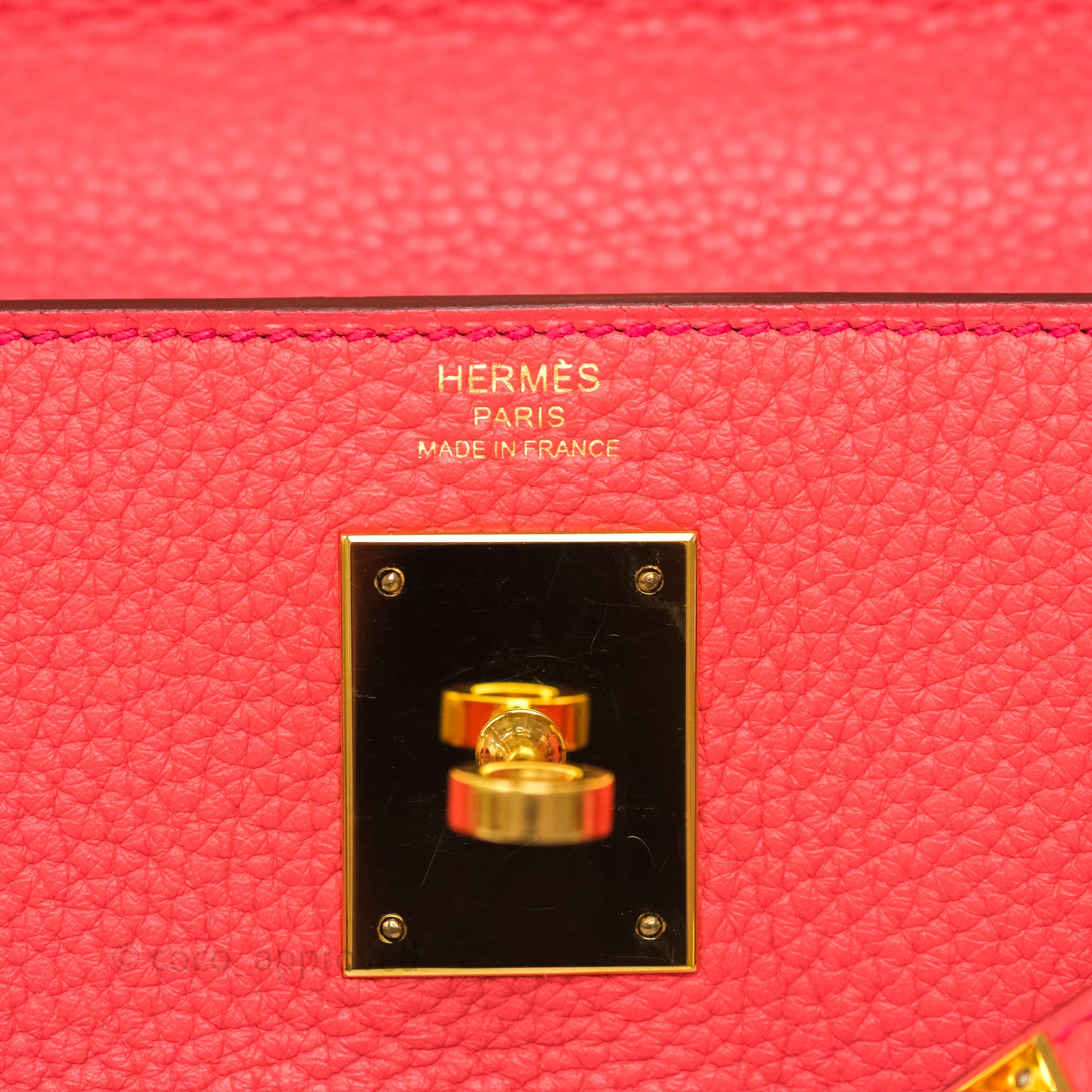 Authentic Hermès Kelly 28 Handbag in Rose Jaipur Togo Leather with Gold Hardware - Luxury Shoulder Bag for Women | Perfect for Work, Travel & Special Occasions