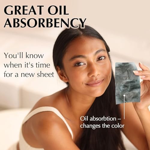 Darbee 100-Pack Rose Pink Natural Green Tea Oil Control Blotting Sheets for Oily Skin Care | Oil Absorbing Facial Paper | Reusable Oil Control Film Replacement for Clean & Clear Skin | Perfect for Makeup Touch-Ups, Gym, and Travel (1 Pack)