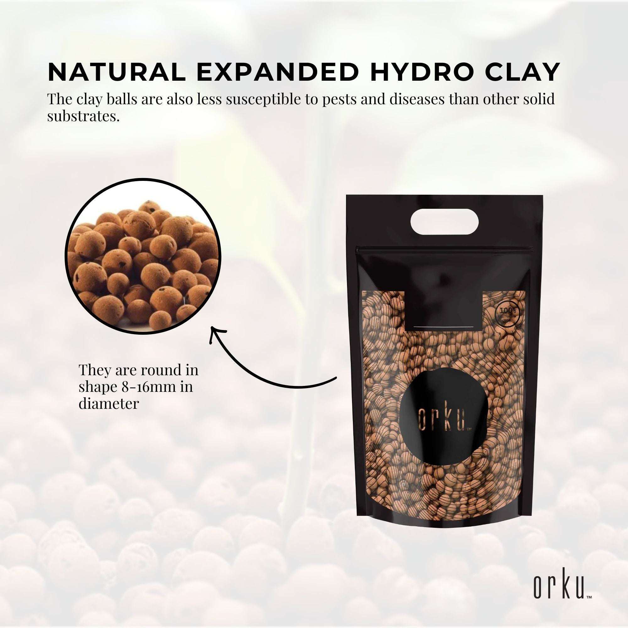 10L Hydro Clay Balls - Natural Premium Hydroponic Expanded Clay Pebbles for Plant Growing Medium | Ideal for Hydroponics, Aquaponics, Indoor & Outdoor Gardening
