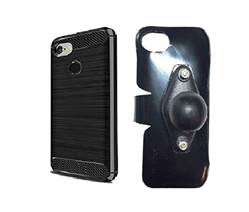 SlipGrip RAM Mount Holder Compatible with Google Pixel 3 XL - Secure TPU Case Phone Mount for Car, Motorcycle, ATV - Perfect for Commuting, Road Trips & Outdoor Adventures