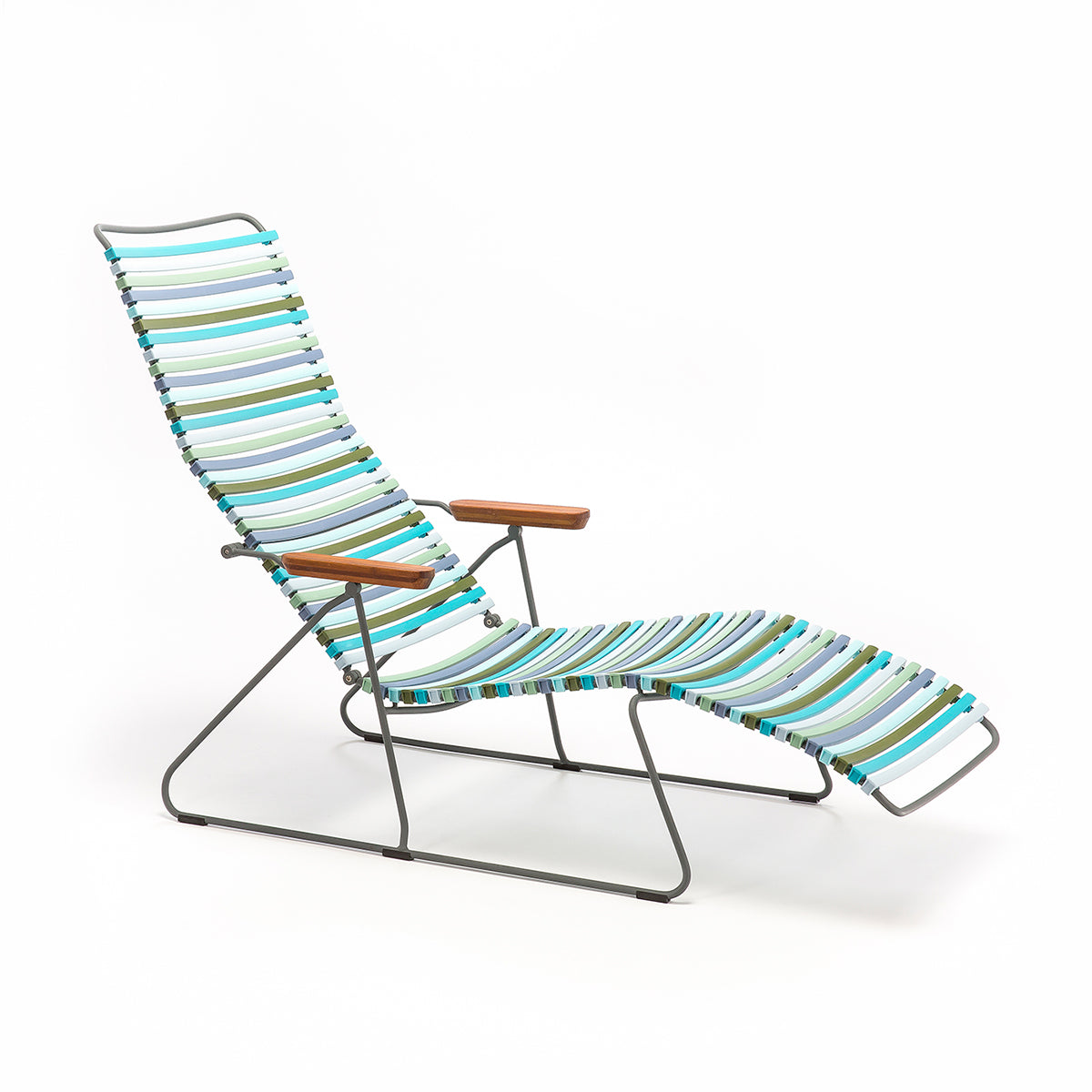 Best Selling Click Sunlounger with Adjustable Armrest - Portable Folding Beach Chair for Poolside, Backyard & Outdoor Relaxation