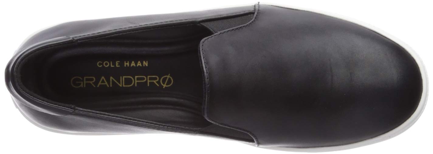 Cole Haan Women's Grandprø Spectator Slip-On Sneakers - Black | Comfortable Casual Shoes for Work, Travel & Everyday Wear