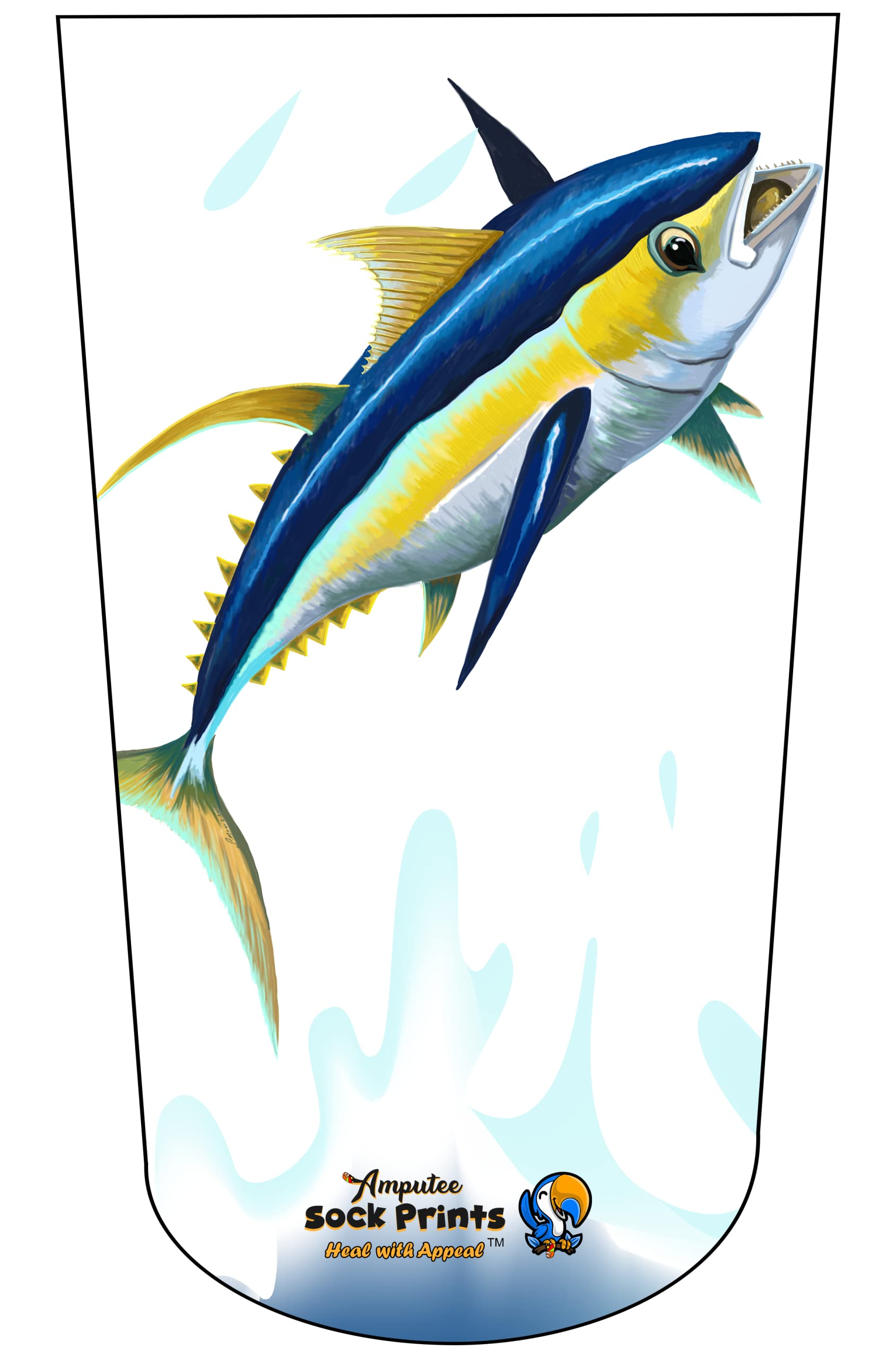 Tuna V1 Amputee Socks - Comfortable Prosthetic Liners for Below-Knee Amputees | Ideal for Daily Wear, Sports & Active Lifestyles