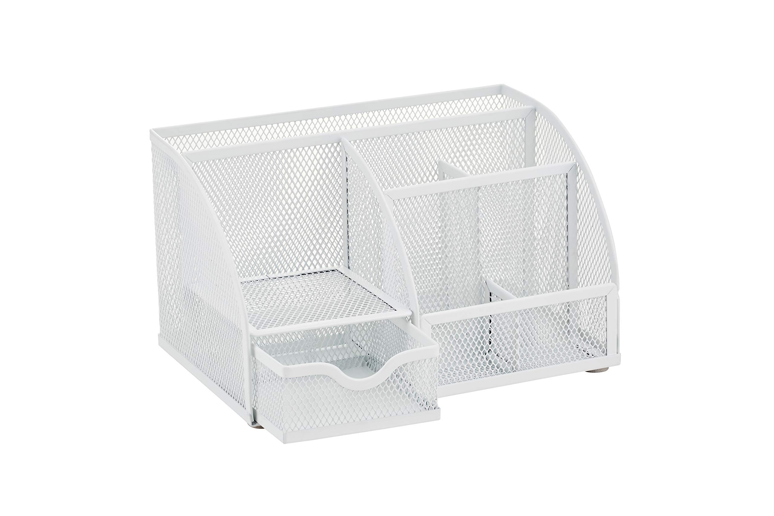 Anova Mesh Desk Organizer with 7 Compartments & Drawer - Office & Home Use
