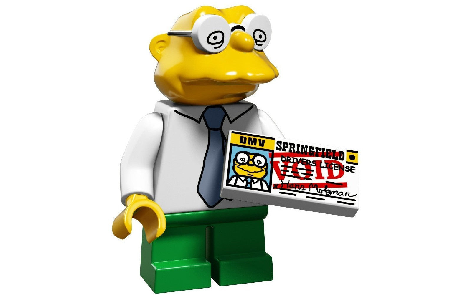 The Simpsons Series 2 LEGO Minifigure - Hans Moleman Collectible Toy for Display & Play | Perfect for Fans, Collectors & Home Decor