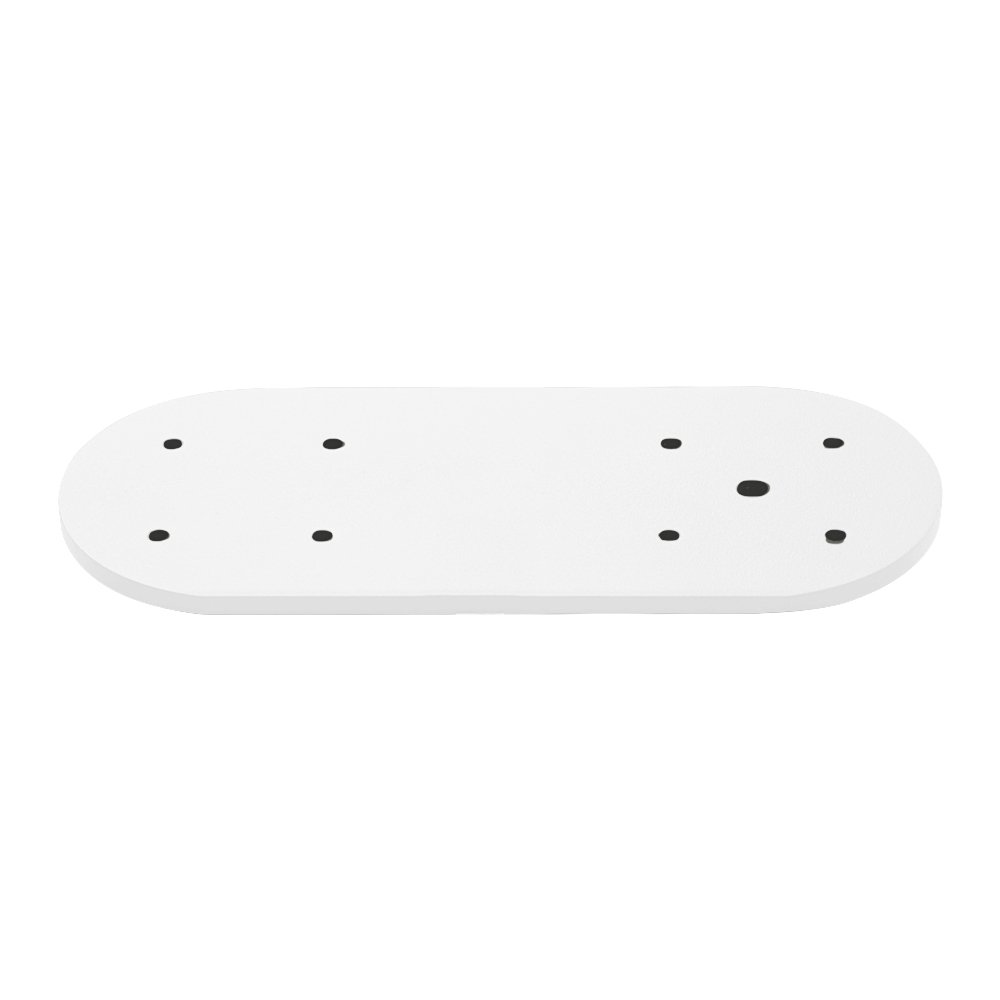 Salsbury Industries 4897WHT White Single-Sided Arm Kit Replacement for Classic Mailbox Post - Perfect for Mailbox Repair & Outdoor Home Improvement