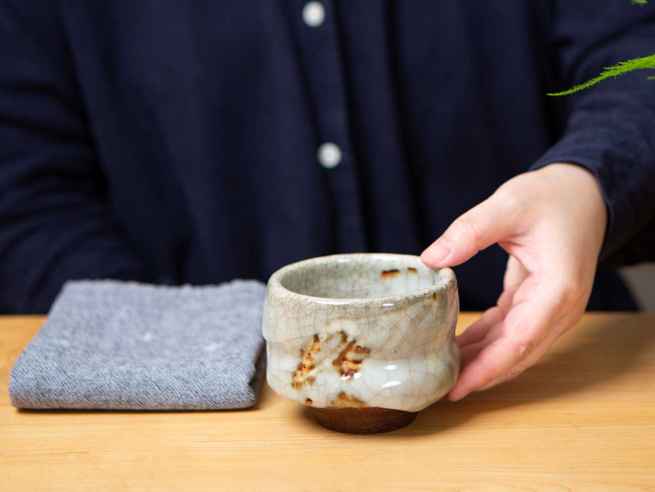Premium Handcrafted Monsoon Chawan Tea Bowl - Japanese Ceramic Matcha Bowl for Traditional Tea Ceremony | Perfect for Zen Meditation, Home Decor & Gift Giving