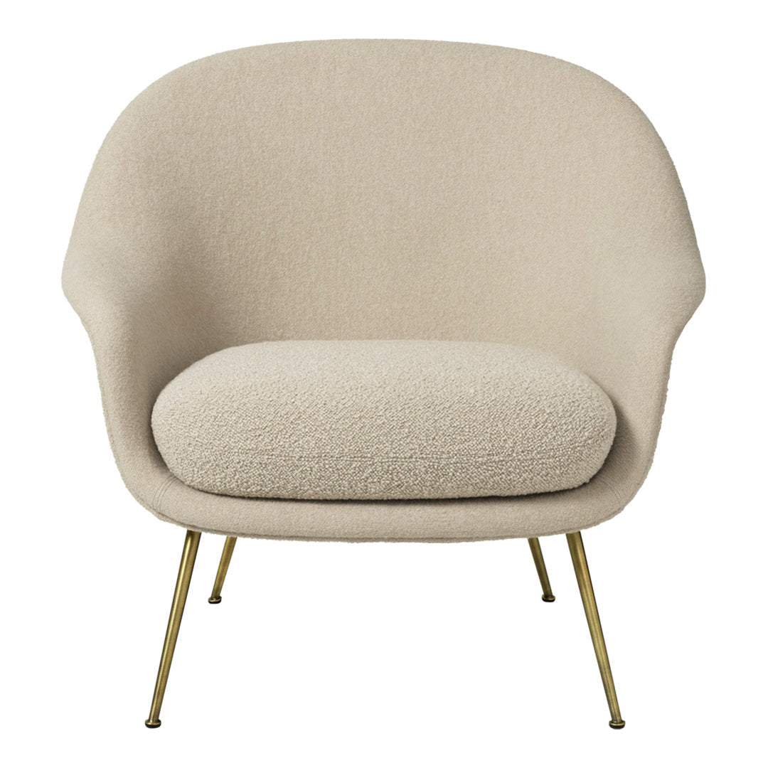 Bat Lounge Chair - Low Back Recliner with Conic Base - Perfect for Living Room, Bedroom, or Patio Relaxation