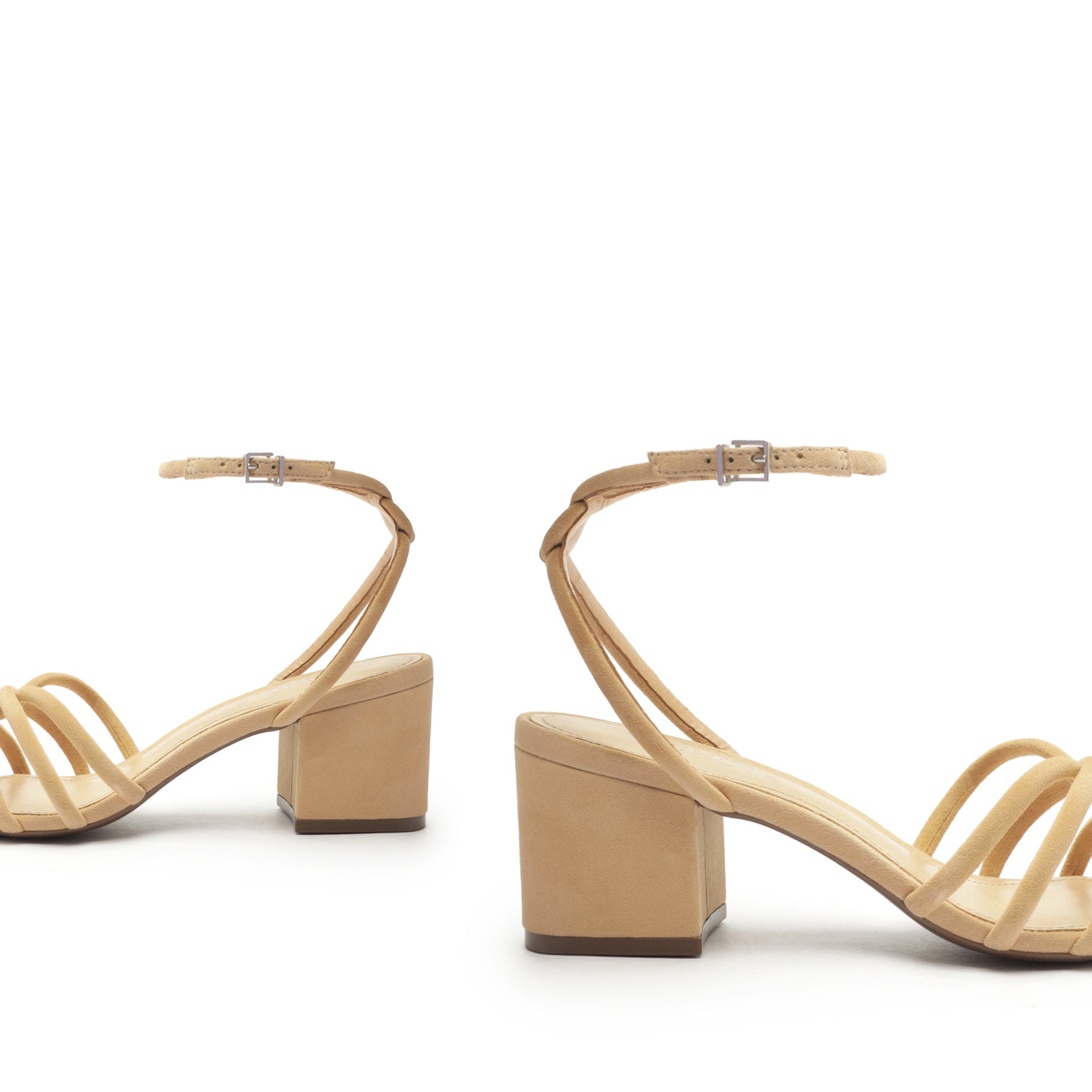 Rachel Block Leather Sandal - Women's Comfortable Chunky Heel Slide Sandals for Summer | Perfect for Beach, Vacation & Casual Outfits