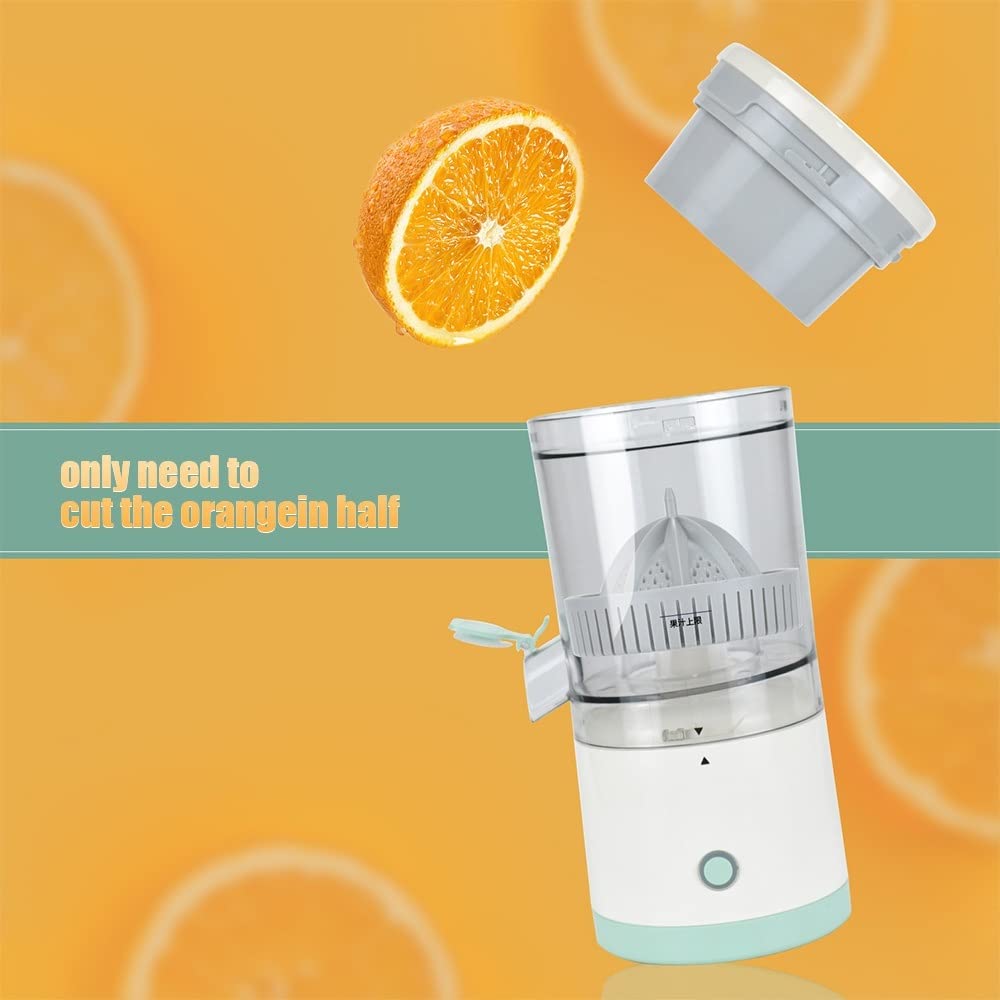 SRLIWHITE 45W Portable Electric Juicer - USB Rechargeable Multifunctional Mini Juicer Cup for Fruits & Vegetables - Perfect for Home, Office & Travel - (White)