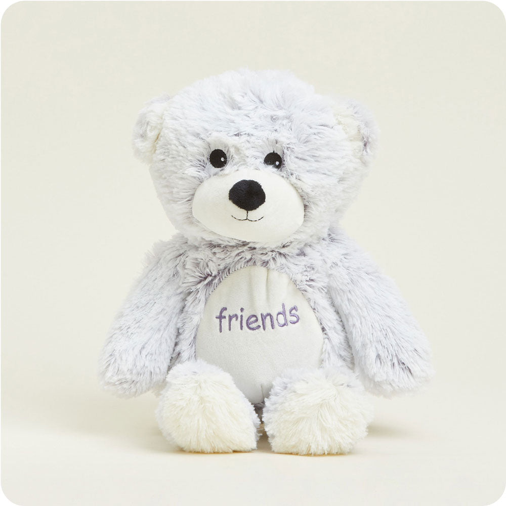 Friends Bear Warmies - Cozy Microwaveable Plush Stuffed Animal for Kids & Adults | Perfect for Relaxation, Stress Relief, and Cold Weather Comfort
