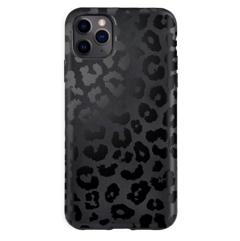 VELVET CAVIAR iPhone 11 Pro Max Case - Black Leopard Design | 8ft Drop Protection | Wireless Charging Compatible | Slim Protective Cover for Everyday Use & Outdoor Activities