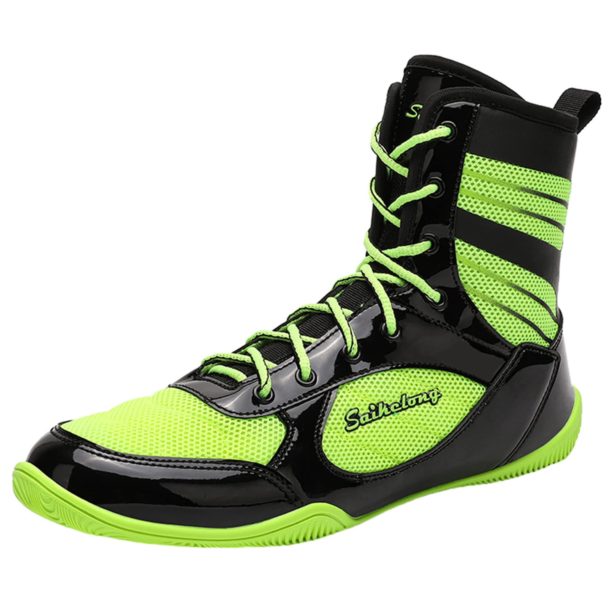 CHENPENG Men's Breathable Wrestling Boxing Shoes - Non-Slip Lightweight Training Shoes for MMA, Squat & Fitness - Comfortable Guard Shoes for Gym Workouts & Martial Arts (Size 9)