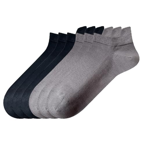 6 Pairs Black*3+dark Gray*3