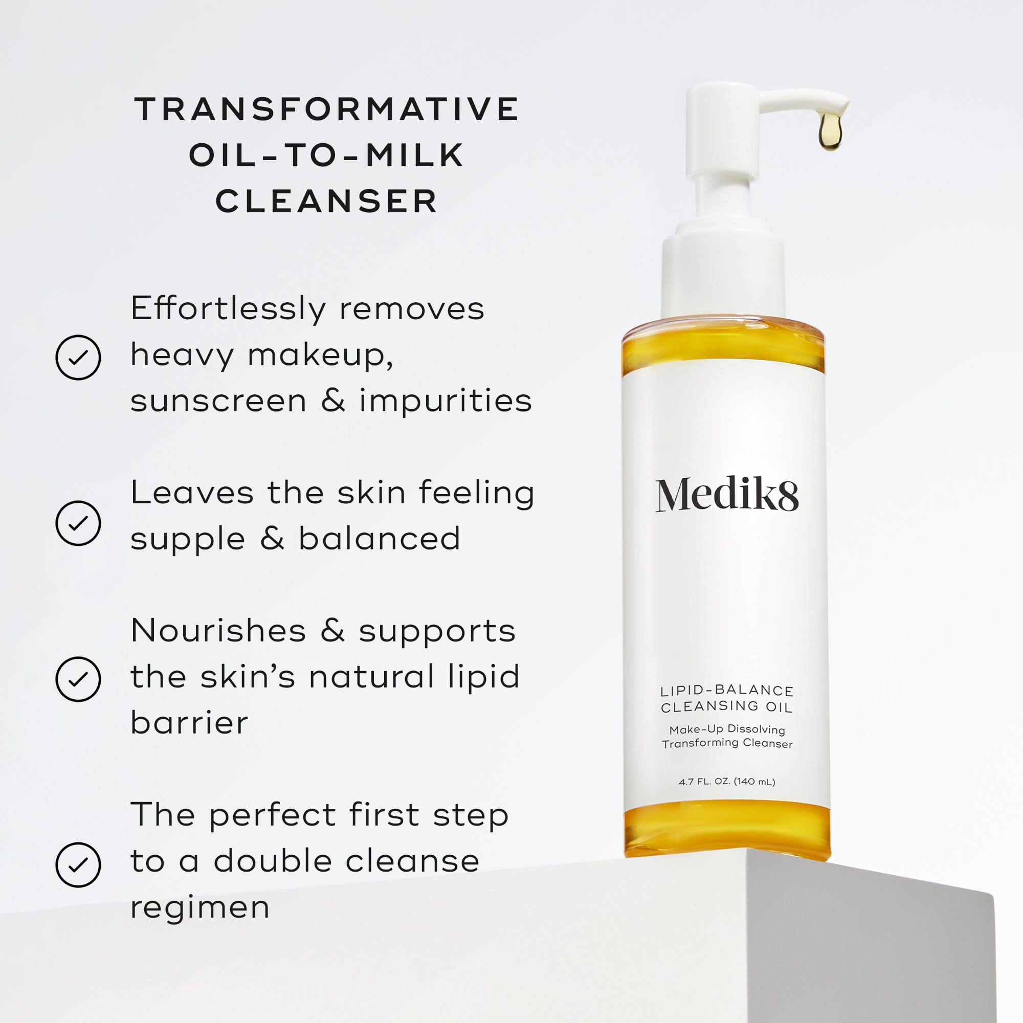 Best Lipid Balance Cleansing Oil for Face - Gentle Makeup Remover & Deep Pore Cleanser - Perfect for Daily Skincare & Sensitive Skin