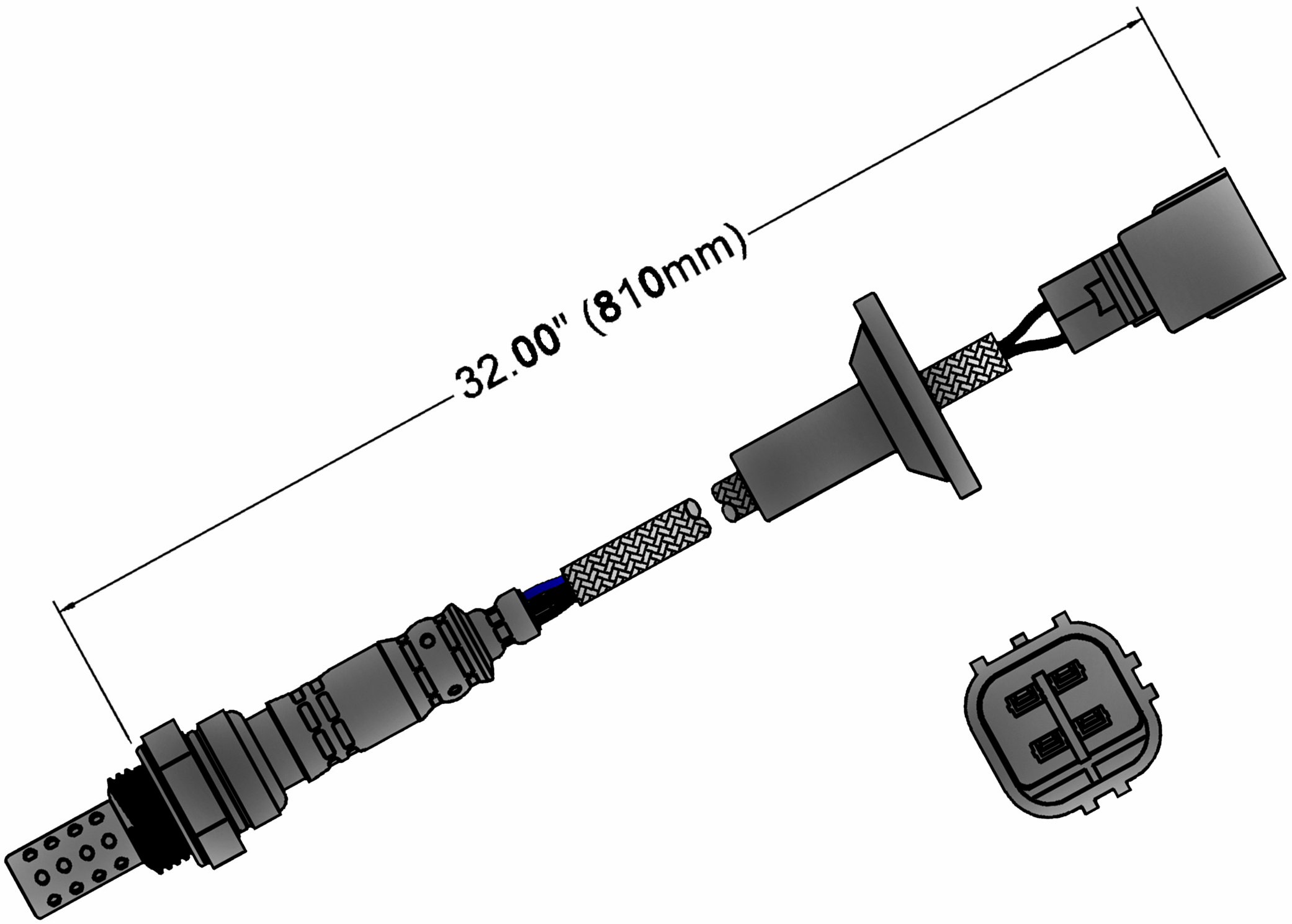 ACDelco Professional 213-1445 Heated Oxygen Sensor - Compatible with Select GM Vehicles | Improves Fuel Efficiency & Engine Performance | Ideal for Automotive Repair & Maintenance
