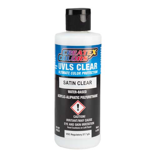 Createx UVLS Satin Clear Varnish - High Gloss Protective Finish for Automotive, Airbrush & Model Painting - Perfect for Cars, Motorcycles & DIY Projects