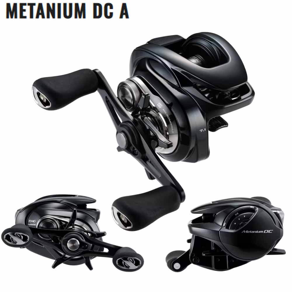 Shimano Metanium DC Baitcasting Reel - High Performance Fishing Reel for Bass & Saltwater - Perfect for Casting, Jigging & Trolling
