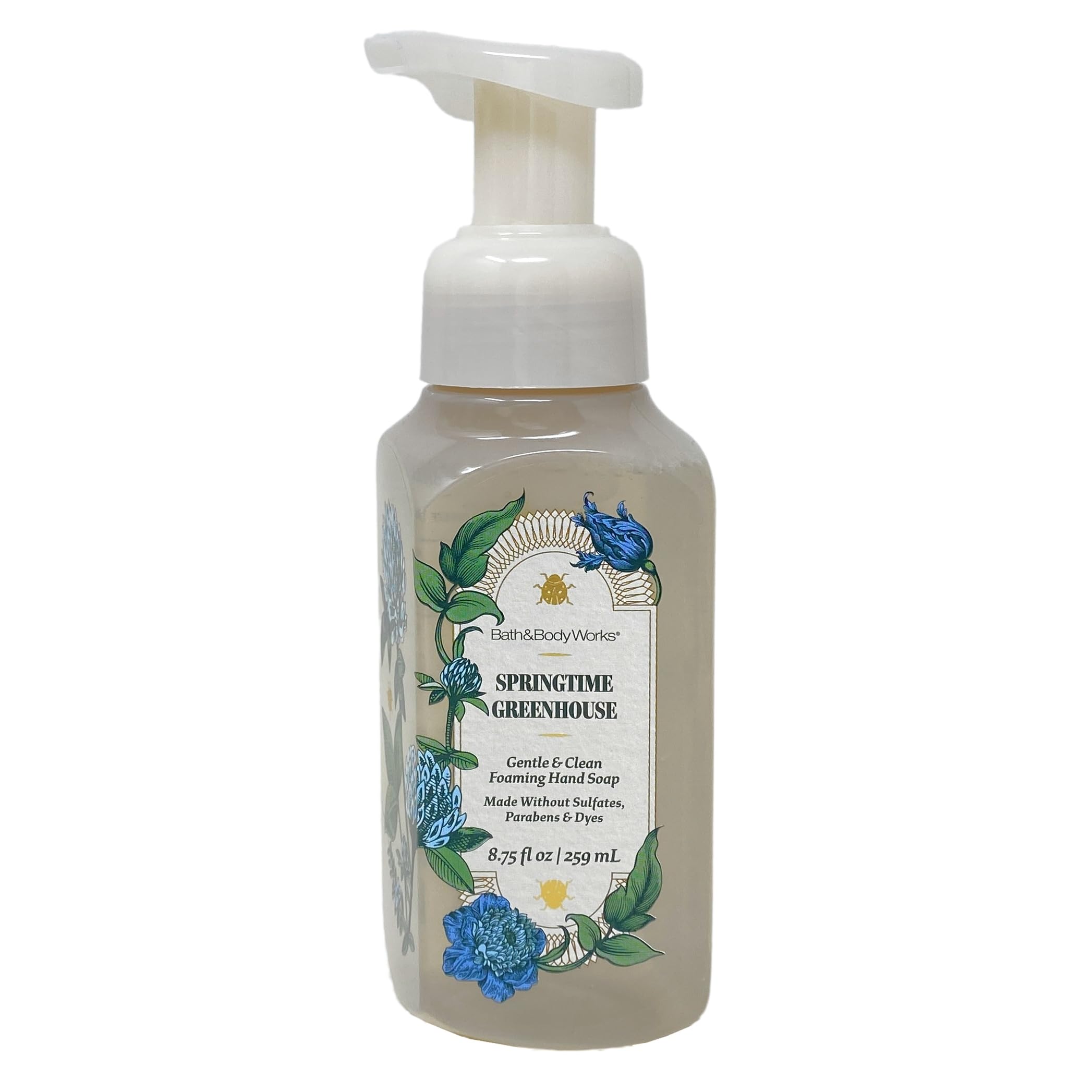 Bath & Body Works Spring Greenhouse 2-Pack Foaming Hand Soap Set - Gentle & Clean Formula with Free Natural Oats Sample Soap | Refreshing Hand Wash for Home, Office & Gifts