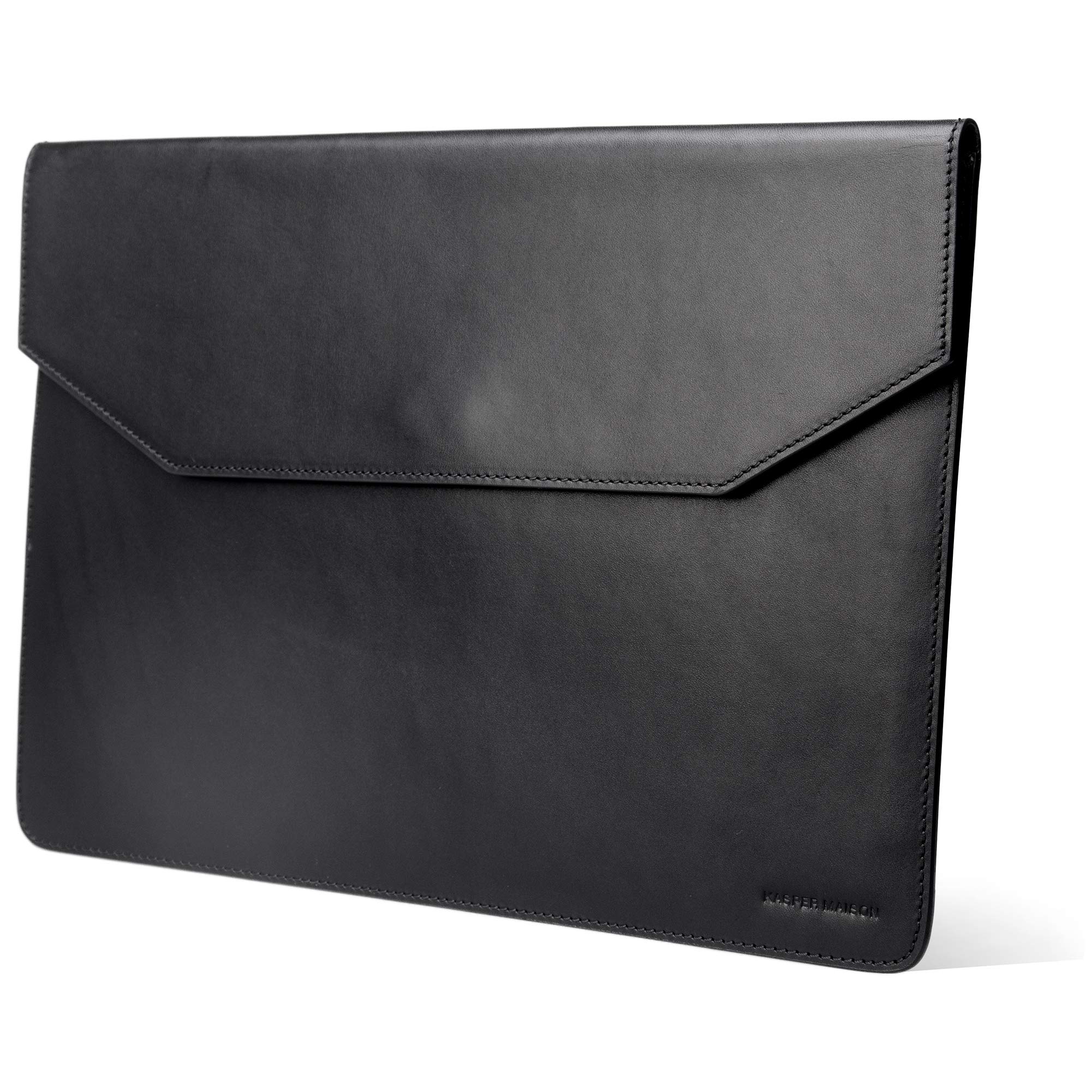 Premium 13 Inch Genuine Leather Laptop Sleeve Case for MacBook Pro/Air & iPad Pro | Kasper Maison Protective Cover | Fits 2016-2021 MacBook Pro 13