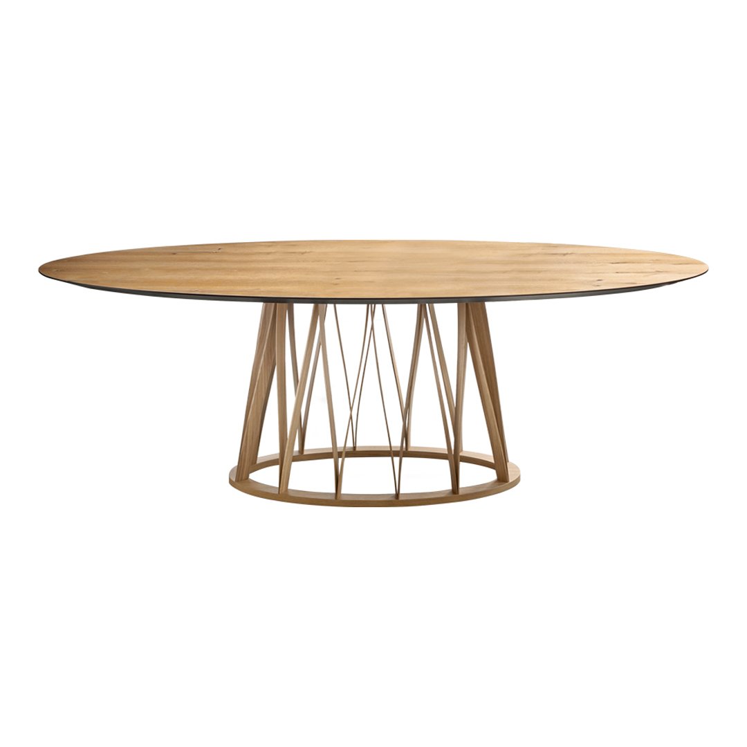 Stylish Acco Oval Dining Table for Modern Home - Perfect for Family Gatherings & Dinner Parties