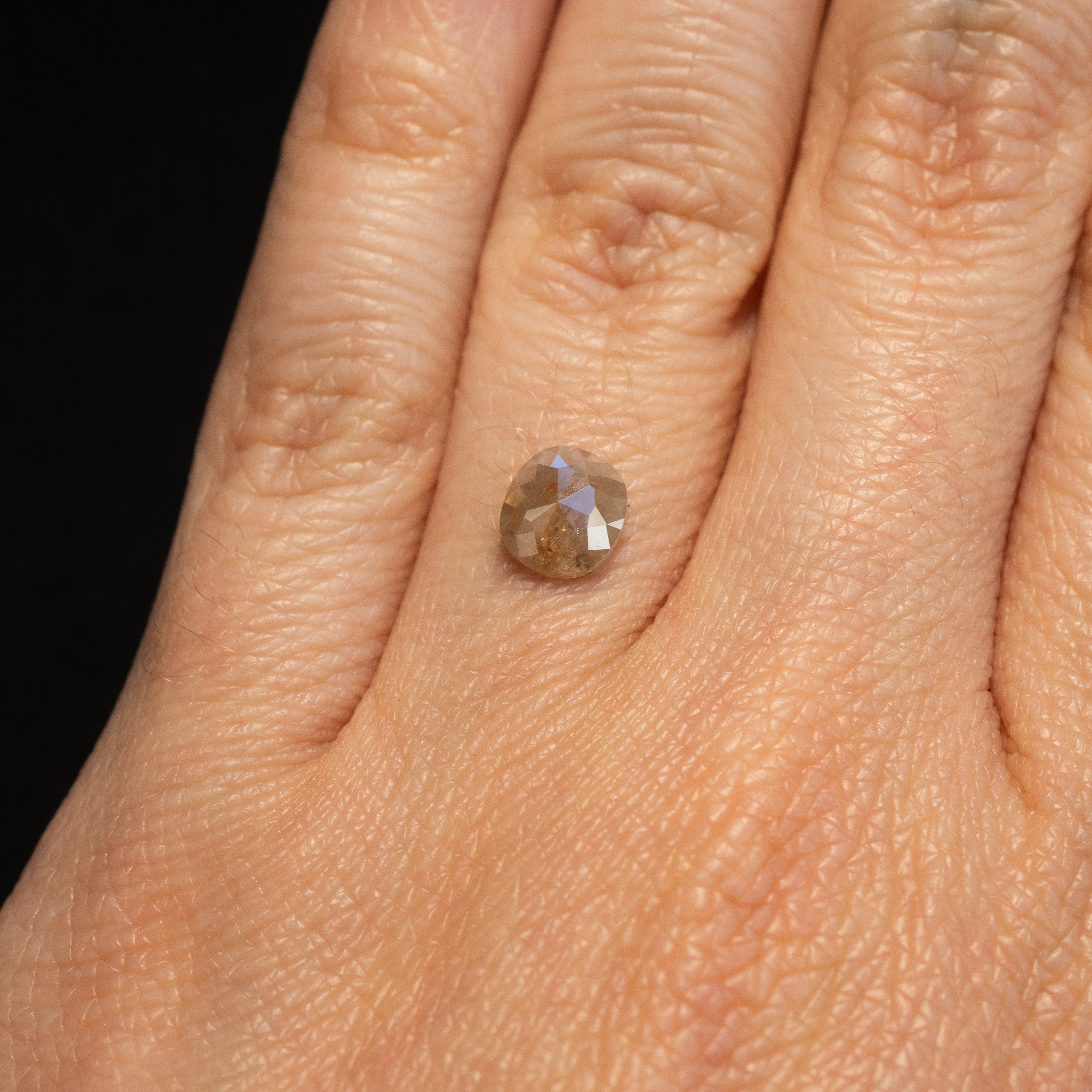 1.12ct Rose Cut Rustic Diamond Cushion Ring - Vintage Inspired Jewelry for Weddings & Special Occasions