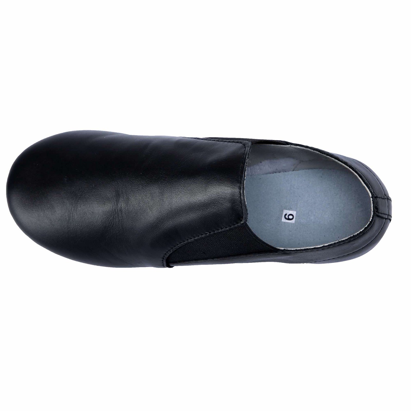 Dynadans Unisex Leather Jazz Dance Shoes - Slip-On Design with Elastic for Women & Men - Ideal for Ballet, Jazz, Swing, Ballroom, Salsa & Contemporary Dance