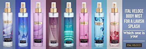 Ital Veloce Shooting Stars Women's Body Spray - Floral Fragrance Body Mist for Women & Girls, 7.1 oz (210ml) - Long Lasting Perfume for Daily Use, Work, Date Night & Special Occasions