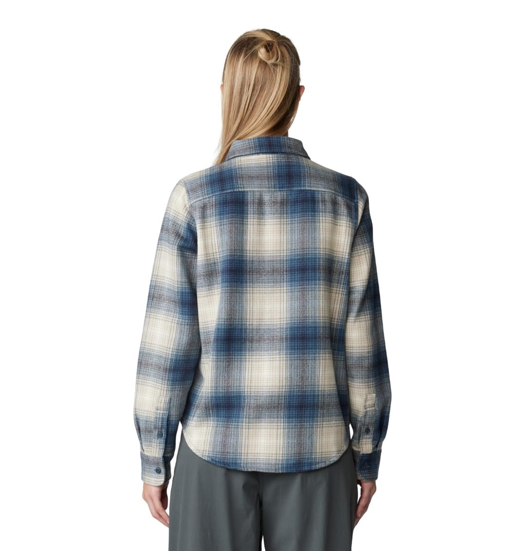 Mountain Hardwear Women's Plusher Long Sleeve Shirt - Soft Fleece Pullover for Hiking, Camping & Outdoor Adventures