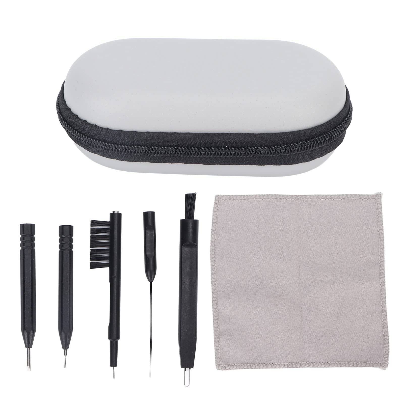 Hearing Aid Cleaning Kit with Brush & Needles for Daily Care