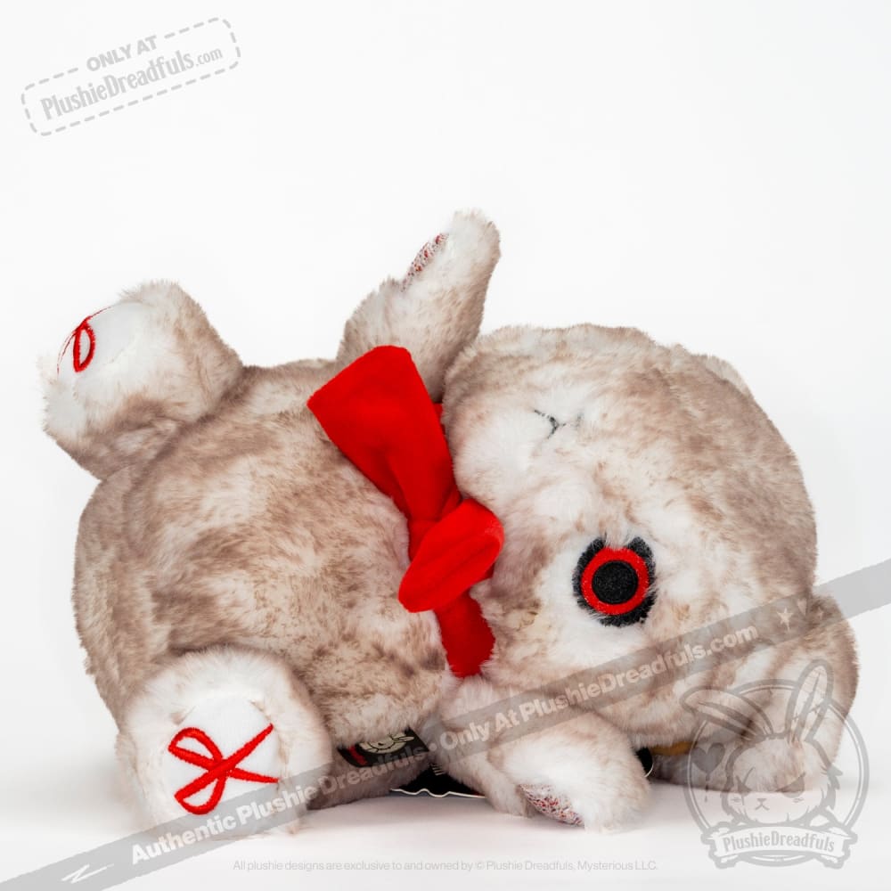 Plushie Dreadfuls Workaholic Rabbit Stuffed Animal - Soft Cuddly Stress Relief Toy for Office Workers & Gift for Professionals