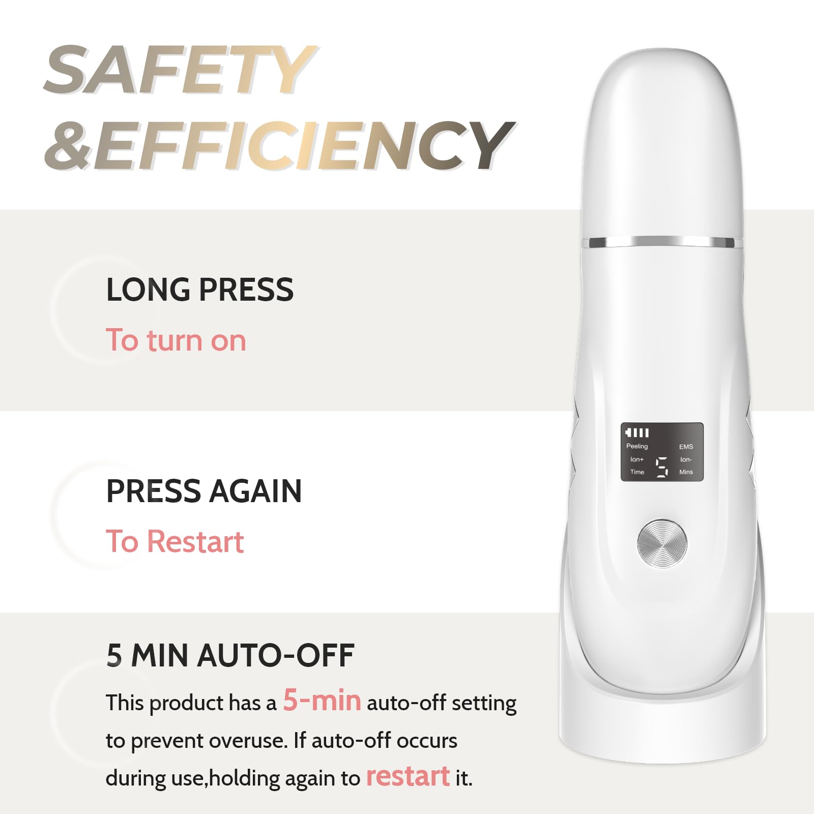 4-in-1 USB Rechargeable Skin Scrubber & Blackhead Remover Tool - Deep Cleansing Facial Spatula for Pore Extraction - Perfect for At-Home Spa & Professional Skincare Routines