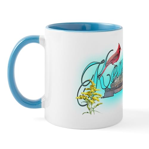 White/Blue Inside - Kentucky Mug