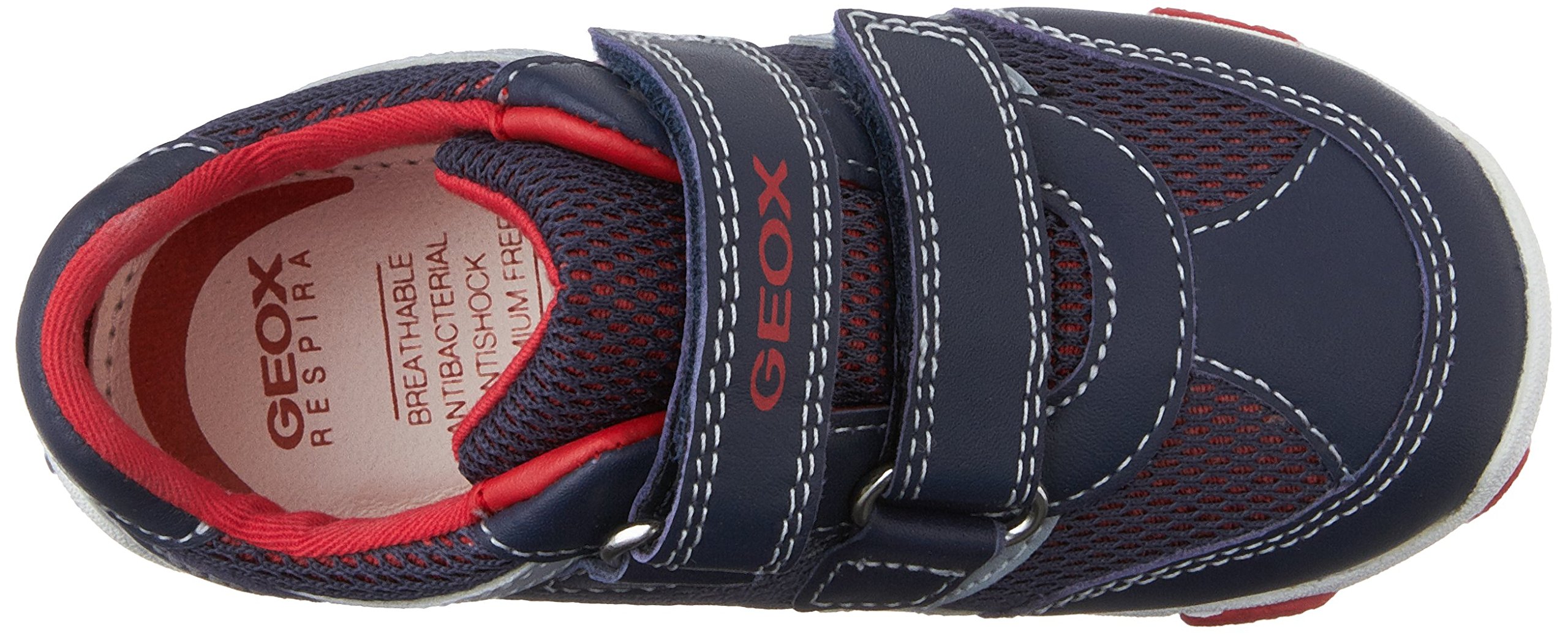 Geox Boys B Balu Velcro Sneakers - Lightweight Breathable Kids Shoes for School & Play | Comfortable & Durable Toddler Sneakers for Daily Wear