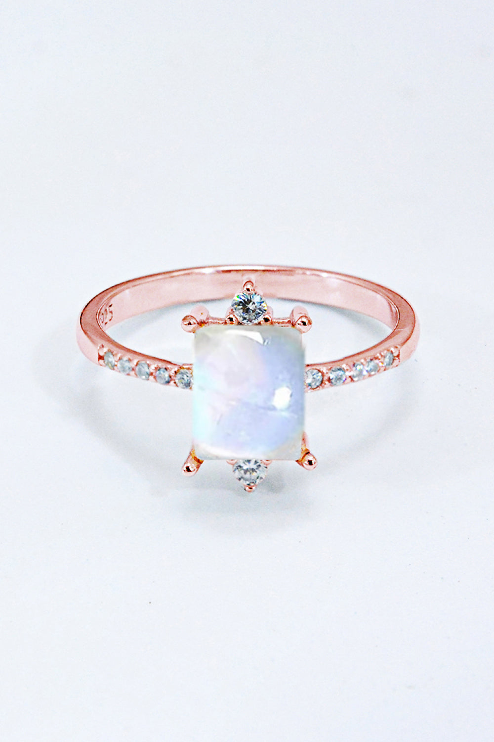 925 Sterling Silver Square Moonstone Ring for Women - Elegant Boho Jewelry Gift for Birthday, Anniversary & Special Occasions | Perfect for Everyday Wear, Parties & Weddings
