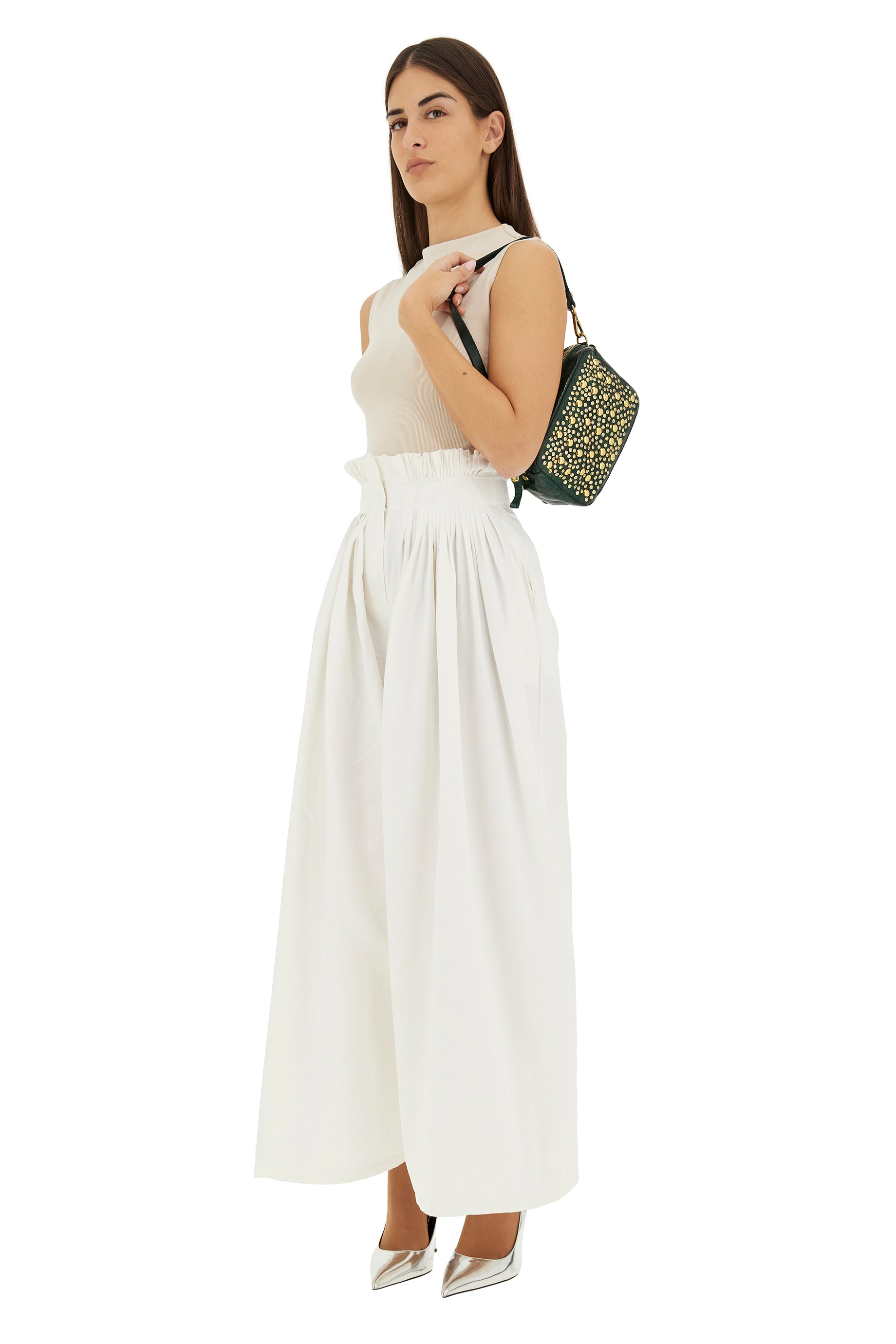 Campomaggi Studa Leather Crossbody Bag with Bottle Holder - Stylish & Functional for Travel, Work & Everyday Use