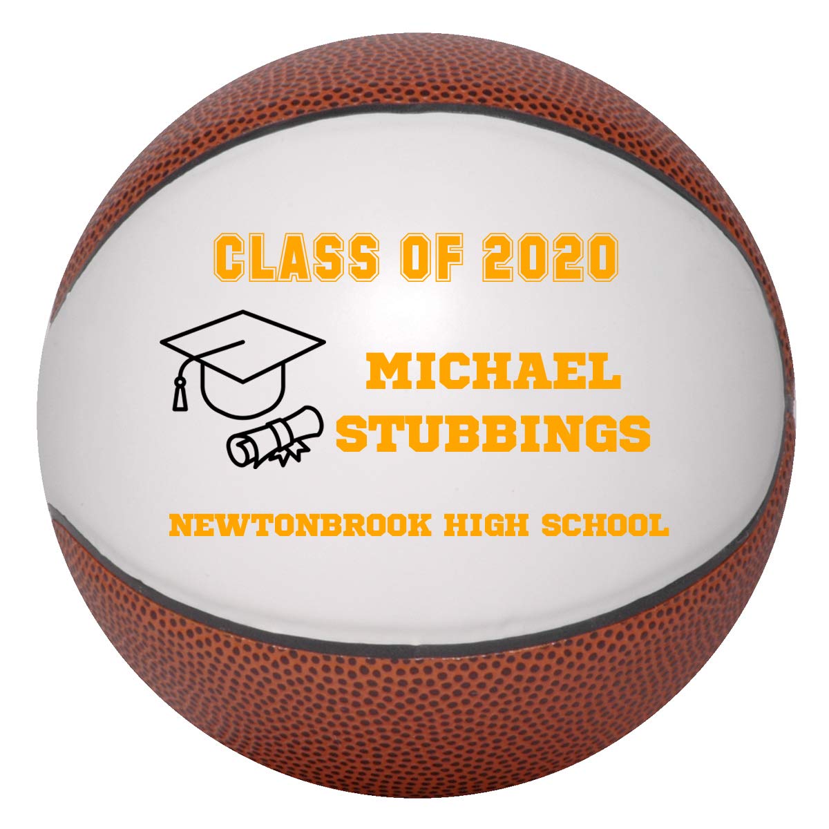 Custom Personalized 2023 Graduation Basketball - High School Senior Gift for Boys & Girls - Class of 2023 Commemorative Keepsake - Perfect for Graduation Parties & Senior Night Celebrations