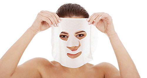 Infinitive Beauty 5-Pack Crystal White Collagen Facial Mask Sheets - Anti-Aging, Anti-Wrinkle Skincare Treatment for Hydration & Brightening | Perfect for Spa Day, Self-Care Routine & Glowing Skin