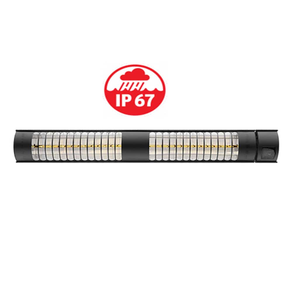 RADtec Torrid Series 34-Inch 4000W 240V Electric Infrared Heater - Powerful Indoor/Outdoor Heating for Garages, Patios & Workspaces (Model 30 TOR INF HT)