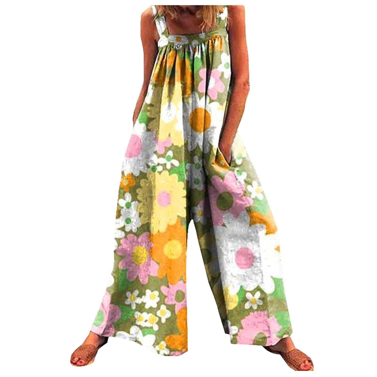Boho Print Women's Long Sleeve Jumpsuit with Pockets - Stylish Casual & Party Romper for Festivals, Vacations, Date Nights | Plus Size & Regular Fit | Office, Travel, Concerts, Holidays | Fall, Spring, Summer & Winter Outfits | Perfect for Beach Getaways, Music Festivals, Girls' Night Out, Coffee Dates, Brunches, Shopping & Outdoor Events | Boho Chic Wardrobe Essential for Fashion Enthusiasts | Ideal for Work, Weekend Outings, Date Nights, and Travel Adventures